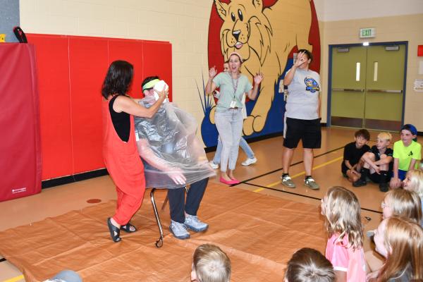 Pie in the face!
