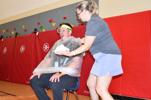 Pie in the face!