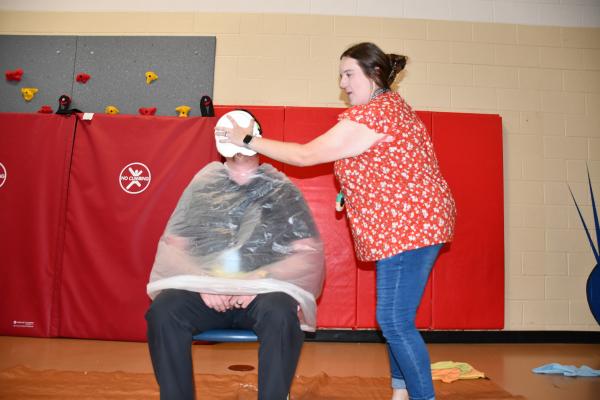 Pie in the face!