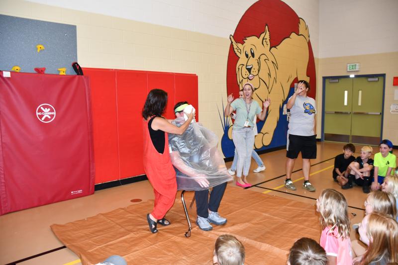 Pie in the face!