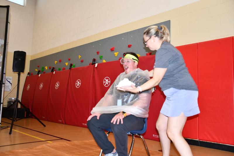 Pie in the face!