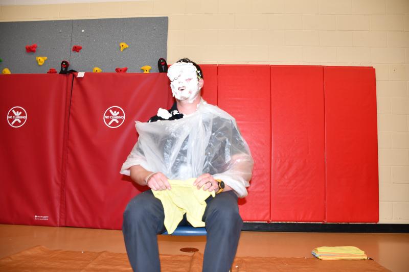 Pie in the face!